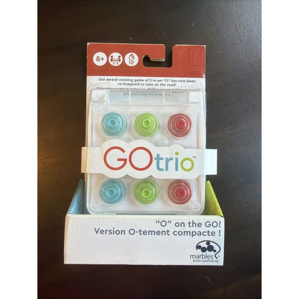 GOtrio O On the Go! Travel Puzzle Game MARBLES BRAIN WORKSHOP NEW